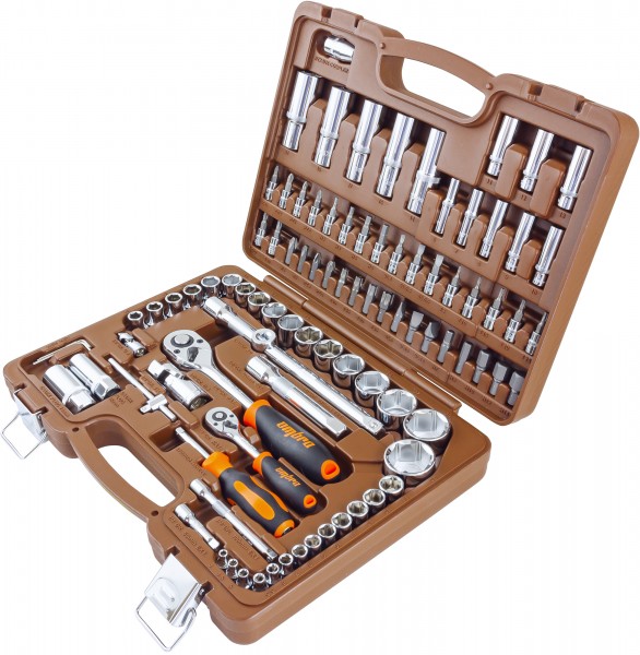 Набор инструмента универсальный 1/4" 1/2"DR 94 предмета OMT94S OMBRA
