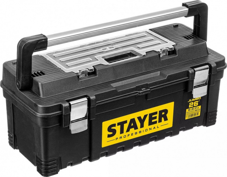 Ящик для инструмента "JUMBO-26" пластиковый 38003-26_z01 Professional STAYER