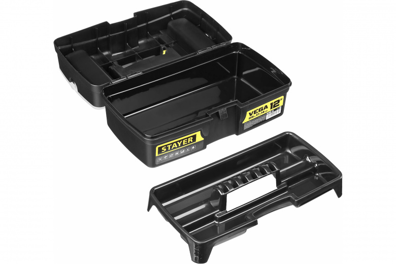 Ящик для инструмента "VEGA-12" пластиковый 38105-13_z03 STAYER