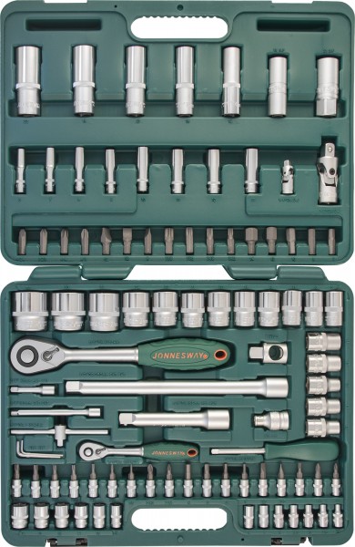 Набор инструмента универсальный 1/4" 1/2"DR 94 предмета S04H52494S Jonnesway
