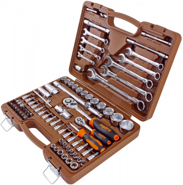 Набор инструмента универсальный 1/4" 1/2"DR 82 предмета OMT82S OMBRA