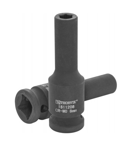 Головка торцевая ударная глубокая 1/2"DR 22 мм IS11222 Thorvik